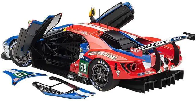 Alt view image 2 of 4 - Ford GT #69 Ryan Briscoe - Richard Westbrook - Scott Dixon 24H Le Mans (2016) 1/18 Model Car by Autoart