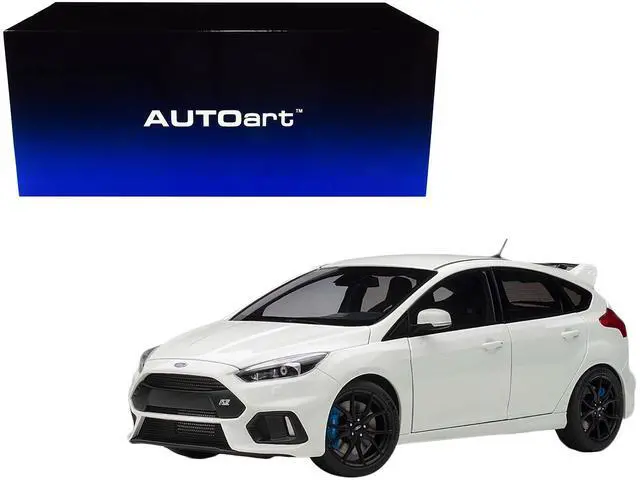 Alt view image 6 of 6 - 2016 Ford Focus RS Frozen White 1/18 Model Car by Autoart