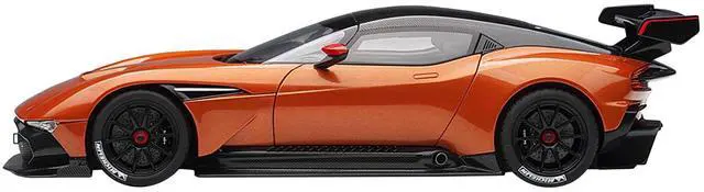 Alt view image 7 of 7 - Aston Martin Vulcan Madagascar Orange with Carbon Top 1/18 Model Car by Autoart