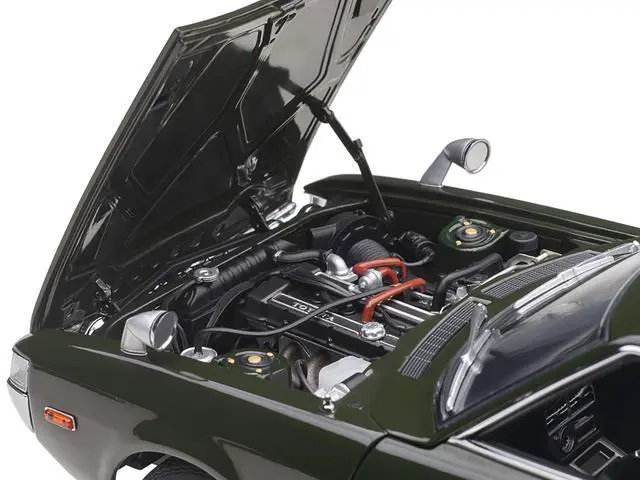 Alt view image 9 of 9 - 1973 Toyota Celica Liftback 2000GT (RA25) RHD (Right Hand Drive) Moss Green 1/18 Model Car by Autoart