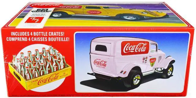 Alt view image 8 of 8 - Skill 2 Model Kit 1933 Willys Panel Truck "Coca-Cola" 1/25 Scale Plastic Model by AMT
