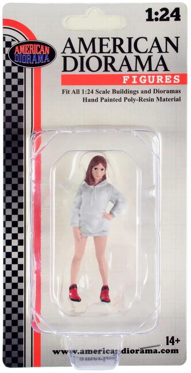 Alt view image 6 of 6 - "Hip Hop Girls" Figure 2 for 1/24 Scale Models by American Diorama