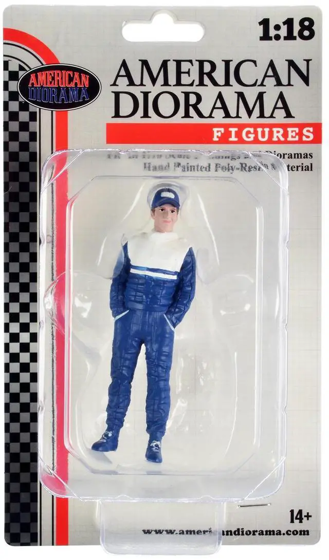 Alt view image 8 of 8 - "Racing Legends" 90's Figure A for 1/18 Scale Models by American Diorama