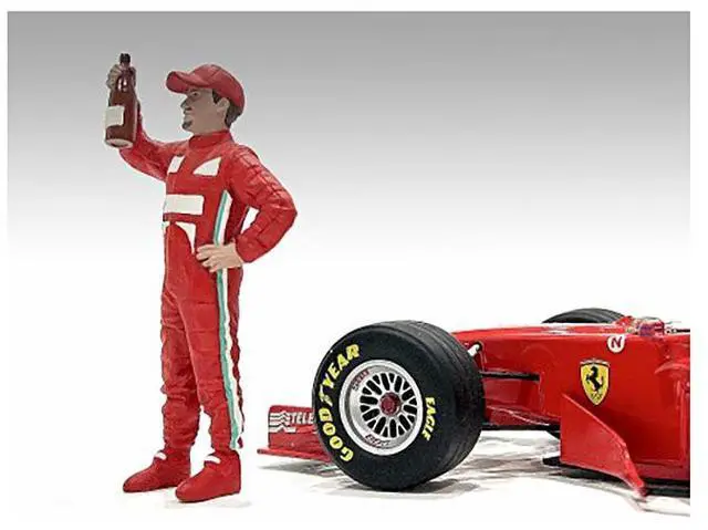 Alt view image 6 of 8 - "Racing Legends" 2000's Figure B for 1/18 Scale Models by American Diorama