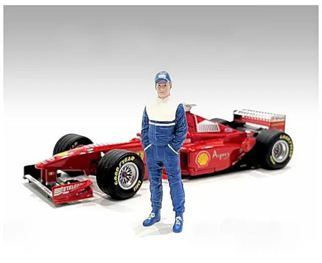 Alt view image 7 of 9 - "Racing Legends" 90's Figures A and B Set of 2 for 1/18 Scale Models by American Diorama