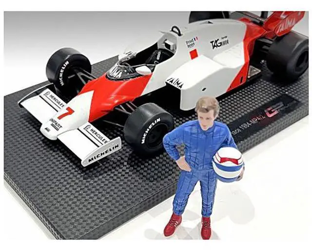 Alt view image 7 of 9 - "Racing Legends" 80's Set of 2 Diecast Figures for 1/43 Scale Models by American Diorama