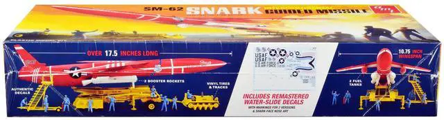 Alt view image 7 of 8 - Skill 2 Model Kit Northrop SM-62 Snark Intercontinental Guided Missile 1/48 Scale Model by AMT