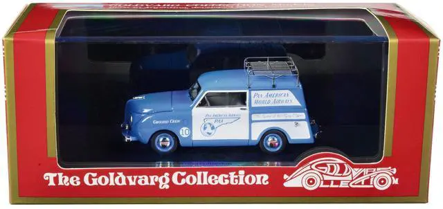 Alt view image 4 of 4 - 1948 Crosley Station Wagon Blue and White Roof Rack Ltd Ed to 240 pcs 1/43 Model Car by Goldvarg Collection