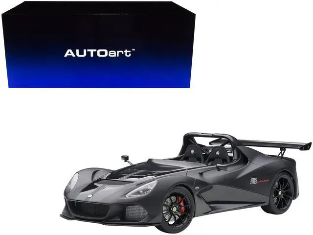 Alt view image 7 of 7 - Lotus 3-Eleven Matt Black with Gloss Black Accents 1/18 Model Car by Autoart