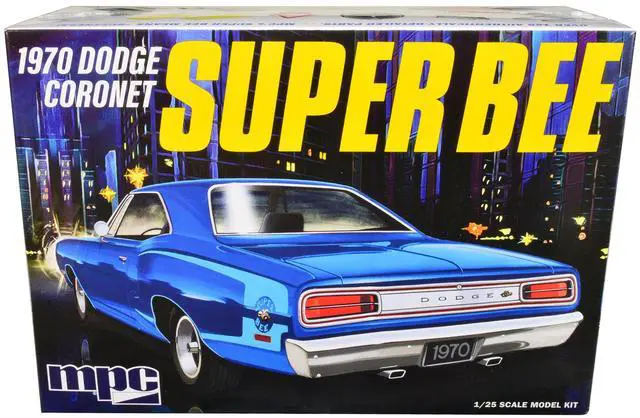 Alt view image 5 of 8 - Skill 2 Model Kit 1970 Dodge Coronet Super Bee 1/25 Scale Model by MPC