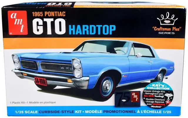 Alt view image 7 of 8 - Skill 2 Model Kit 1965 Pontiac GTO Hardtop "Craftsman Plus" Series 1/25 Scale Model by AMT