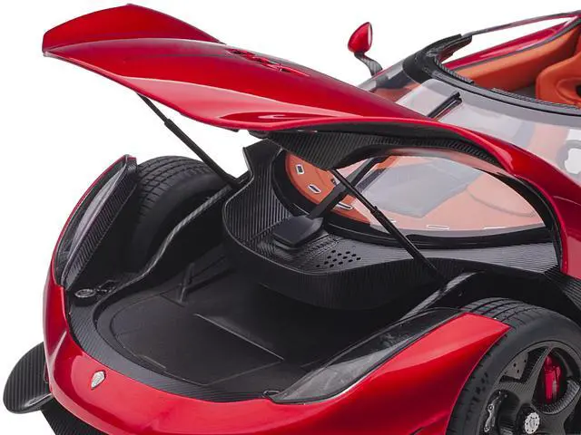 Alt view image 14 of 14 - Koenigsegg Regera Candy Red 1/18  Model Car by Autoart