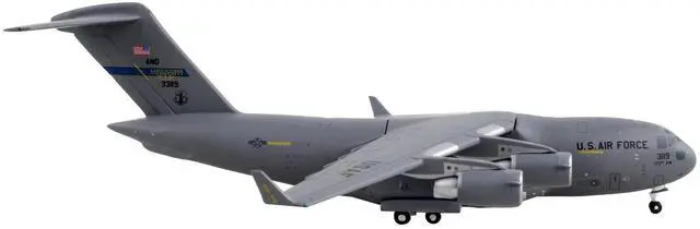 Alt view image 4 of 6 - McDonnell Douglas C-17A Globemaster III Aircraft Mississippi Air National Guard USAF 1/400 Diecast Model Airplane by GeminiJets