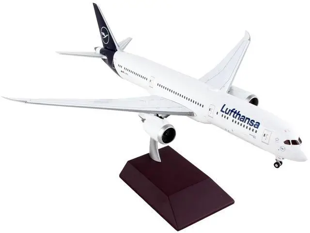 Alt view image 5 of 6 - Boeing 787-9 Commercial Aircraft "Lufthansa" White with Blue Tail "Gemini 200" Series 1/200 Diecast Model Airplane by GeminiJets