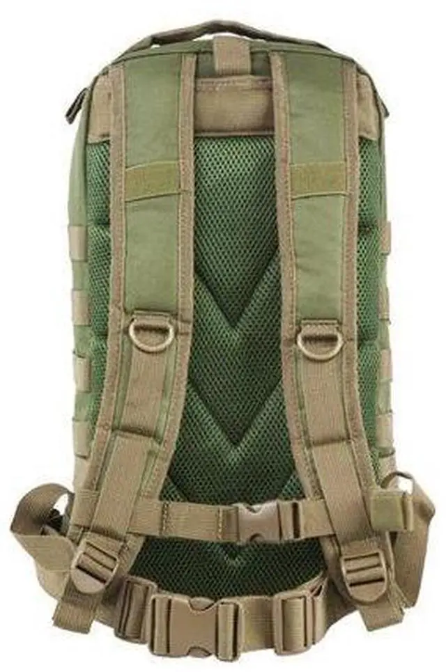 Alt view image 3 of 5 - NC Star CBSGT2949 NcStar, Small Backpack, Green W/Tan Trim
