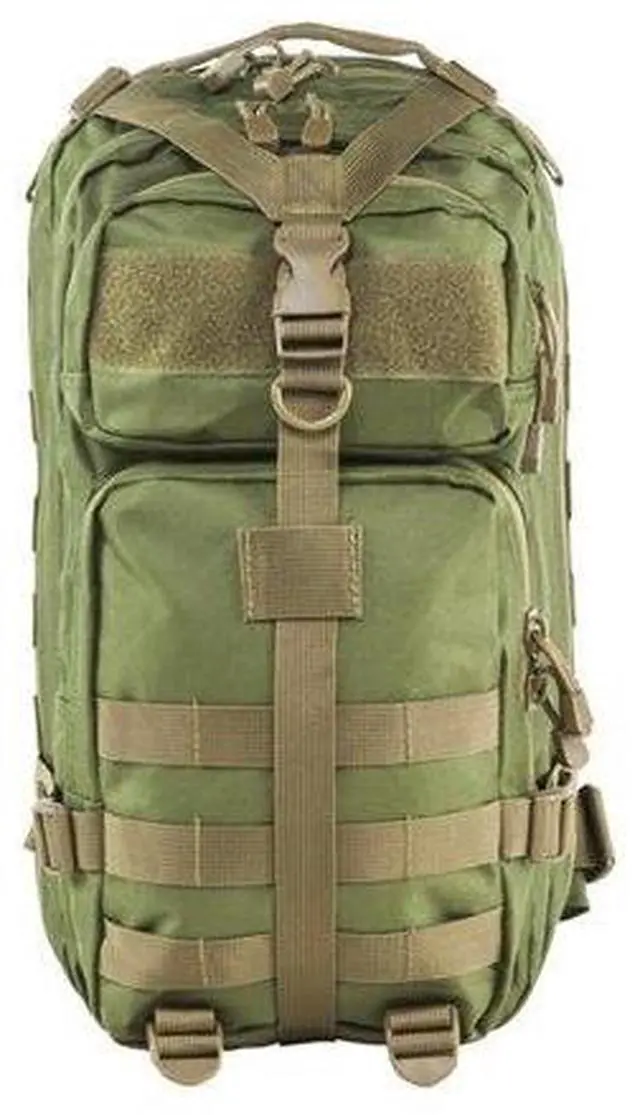 Alt view image 5 of 5 - NC Star CBSGT2949 NcStar, Small Backpack, Green W/Tan Trim
