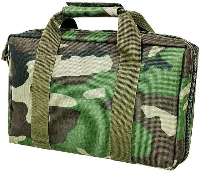 Alt view image 2 of 3 - Nc Star Discreet Pistol Case, Woodland Camo, Small