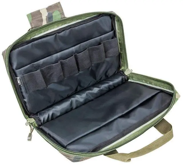 Alt view image 3 of 3 - Nc Star Discreet Pistol Case, Woodland Camo, Small