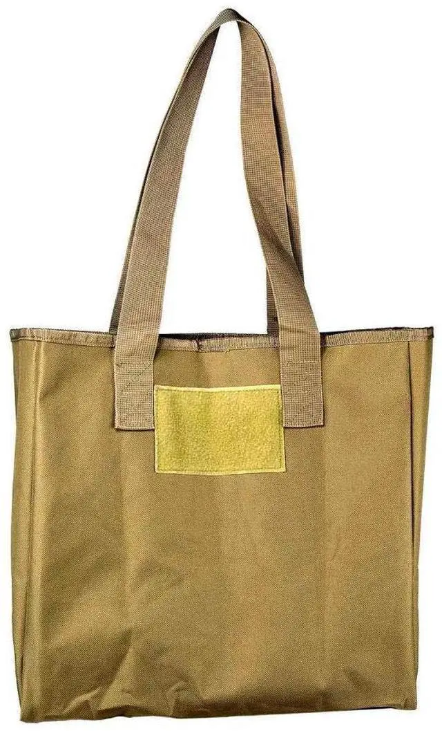 Alt view image 4 of 4 - NC Star CSB2997T Vism Groccery Shopping Bag, Tan