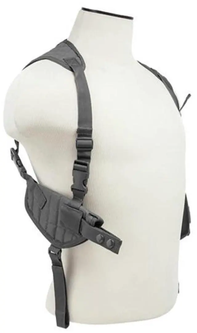 Main image of Nc Star Ambidextrous Horizontal Shoulder Holster, Grey, Small