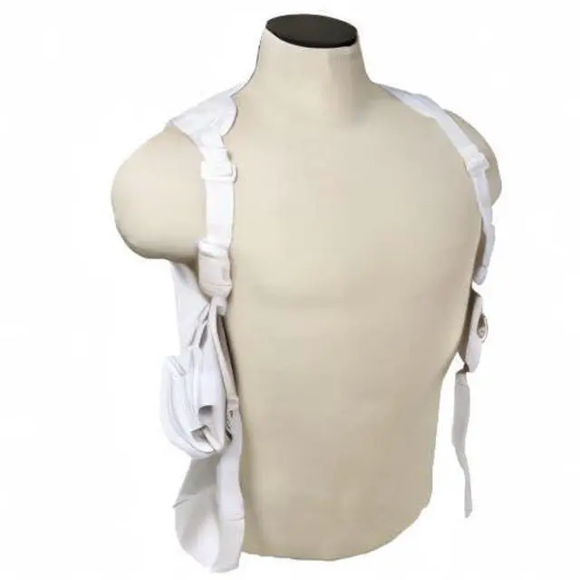 Alt view image 2 of 2 - NcSTAR Ambidextrous Shoulder Holster White