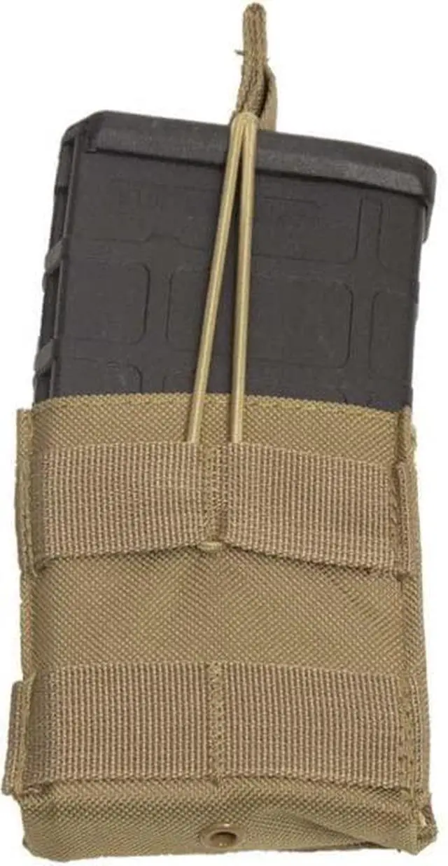 Alt view image 3 of 3 - NcSTAR AR10 M1A FAL Single Mag Pouch Tan