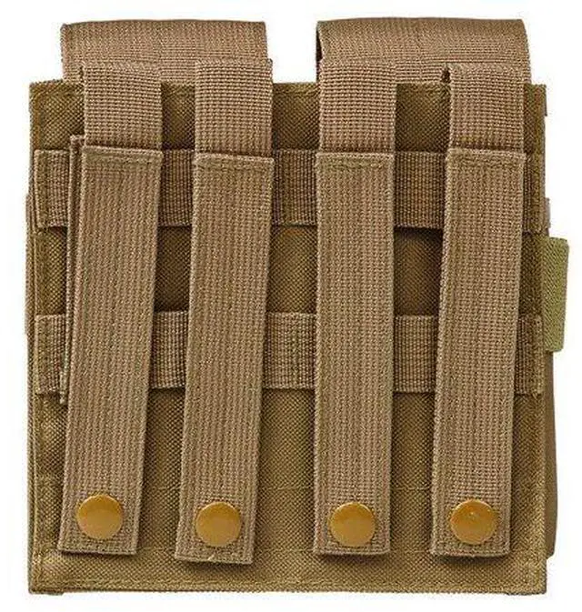 Alt view image 2 of 5 - NC Star CV5564MP2976T AR15/AK Quad Magazine Pouch, Tan