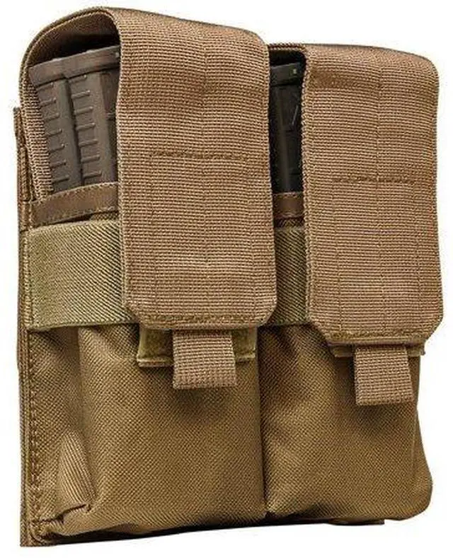 Alt view image 5 of 5 - NC Star CV5564MP2976T AR15/AK Quad Magazine Pouch, Tan