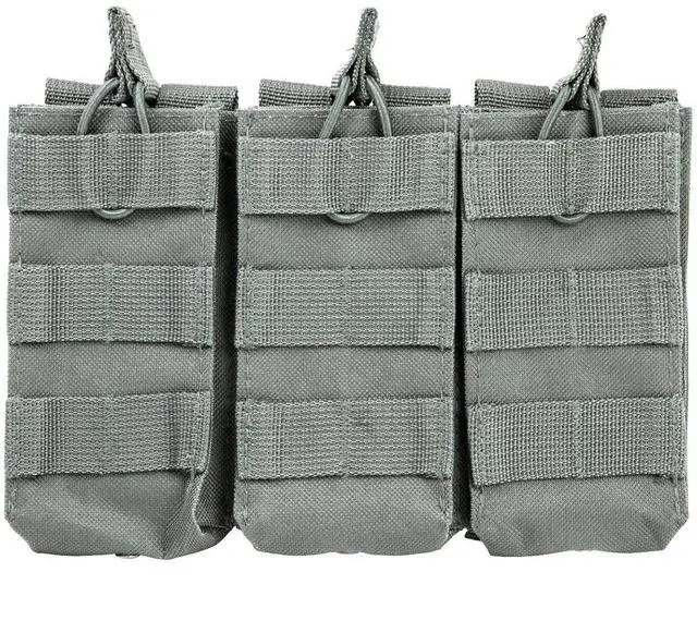 Main image of NC Star AR Triple Mag Pouch, Urban Gray