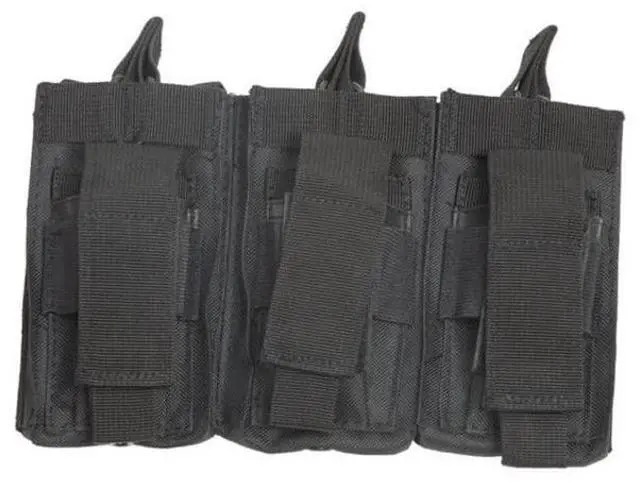 Main image of NcSTAR Triple AR Pistol Mag Pouch Black