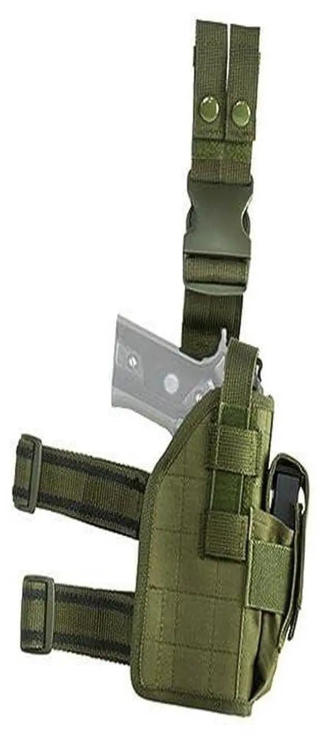 Main image of NC Star CVDLHOL2954G NcStar, Vism Drop Leg Universal Holster, Green