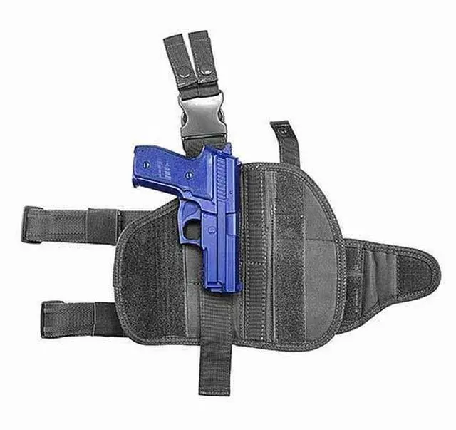 Alt view image 2 of 2 - NC Star CVDLHOL2955U Drop Leg Tactical Holster, Urban Gray