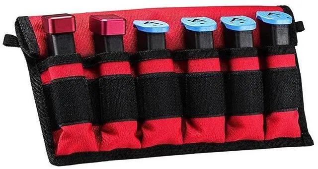 Main image of NcSTAR CVMCL3018R Mag Carrier Pouch X8/ Large/Red