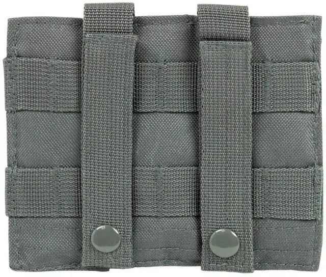 Alt view image 2 of 3 - NC Star Triple Pistol Mag Pouch, Urban Gray