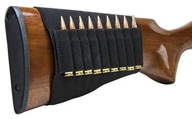 Alt view image 3 of 5 - NC Star CVSRC2993B NcStar, Vism Rifle Stock Cartridge Pouch, Black, Small