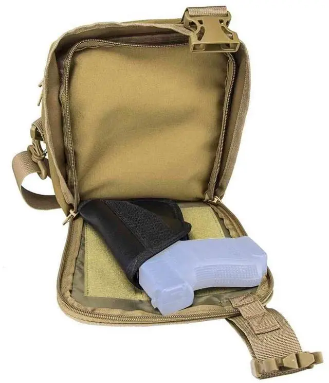 Alt view image 4 of 4 - NcStar CVSTCHL2999T Vism CCW Satchel, Tan