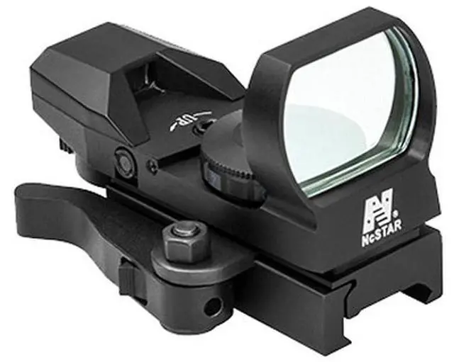 Main image of NC Star D4BLQ NcSTAR, Blue Reflex Sight 4 Reticles, QR Mount, Black, Blue