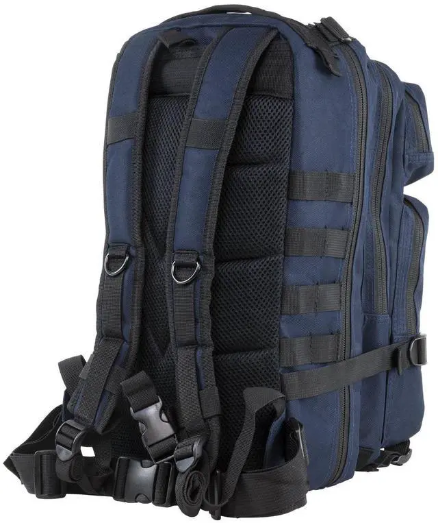 Alt view image 11 of 11 - VISM Small Backpack, Blue with Black Trim