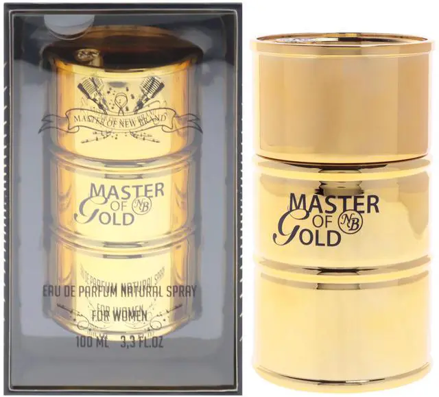 Main image of Master of Gold by New Brand for Women - 3.3 oz EDP Spray