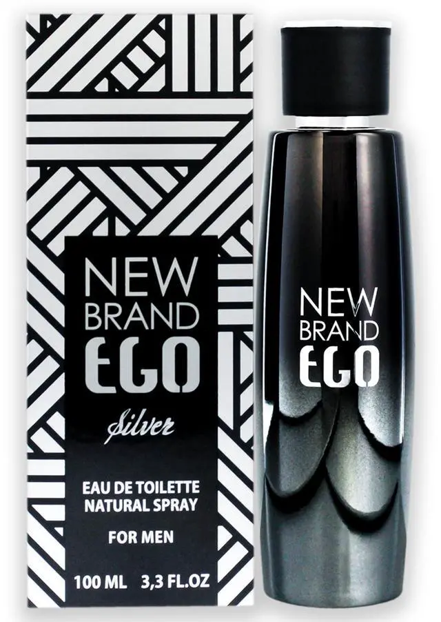 Main image of Ego Silver by New Brand for Men - 3.3 oz EDT Spray