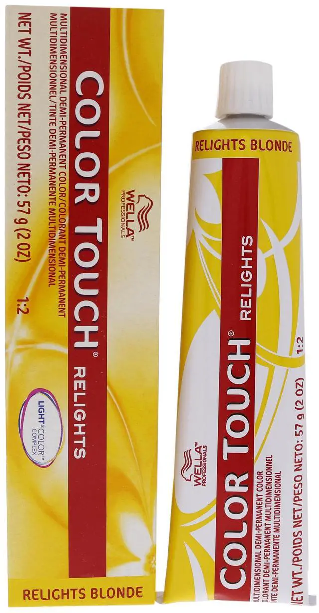 Alt view image 2 of 2 - Color Touch Relights Demi-Permanent Color - 18 Ash Pearl by Wella for Unisex - 2 oz Hair Color