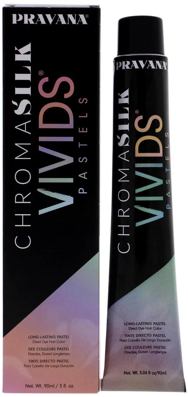 Alt view image 2 of 2 - ChromaSilk Pastels Long Lasting Color- Blissful Blue by Pravana for Unisex - 3 oz Hair Color