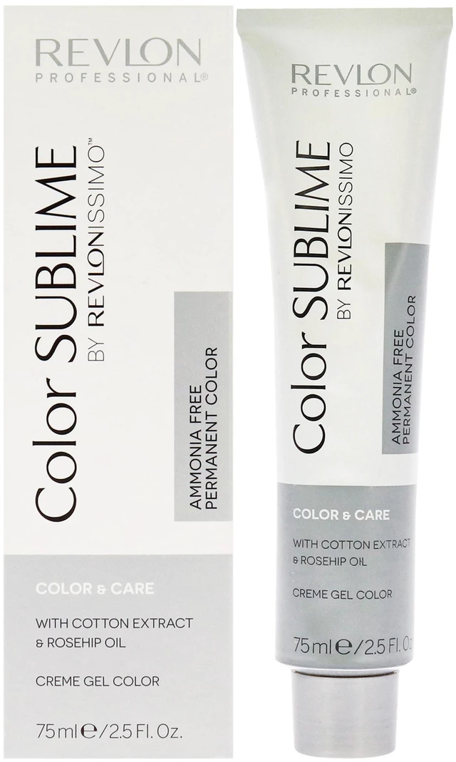 Main image of Revlonissimo Color Sublime - 6.35 Dark Amber Blonde by Revlon for Unisex - 2.5 oz Hair Color