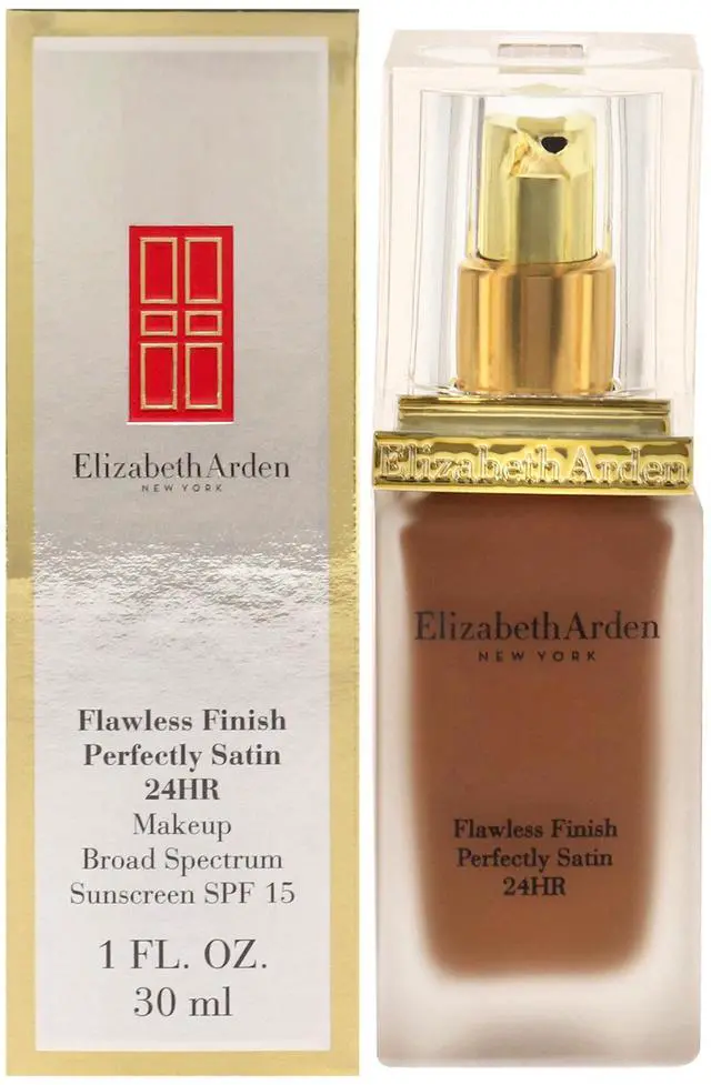 Alt view image 2 of 2 - Flawless Finish Perfectly Satin 24HR Makeup SPF 15 - 17 Cocoa by Elizabeth Arden for Women - 1 oz Foundation