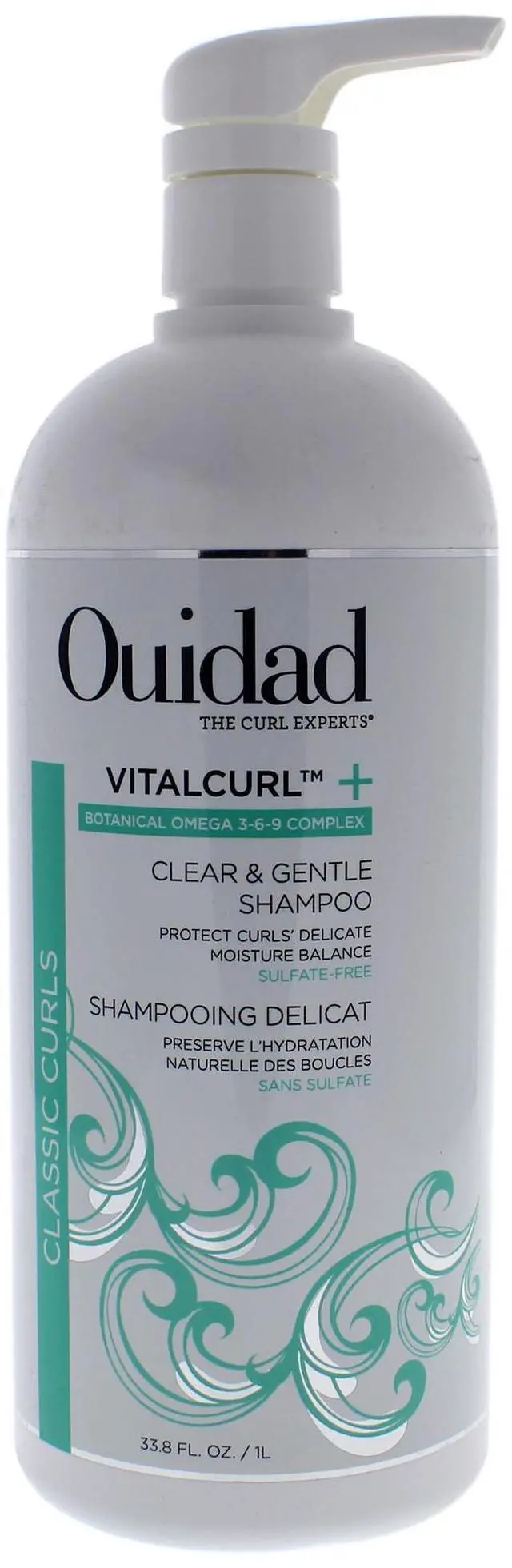Alt view image 2 of 2 - VitalCurl Plus Clear and Gentle Shampoo by Ouidad for Unisex - 33.8 oz Shampoo