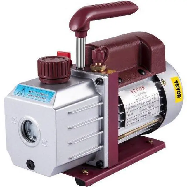 Alt view image 3 of 5 - 4.5CFM Single-Stage Rotary Vacuum Pump Wine Degassing HVAC/Auto AC 4.5CFM 1/3HP