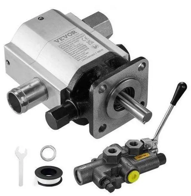 Alt view image 2 of 3 - VEVOR Hydraulic Log Splitter Kit,16 Gpm 2 Stage Pump &25 Gpm Auto Control Detent Valve