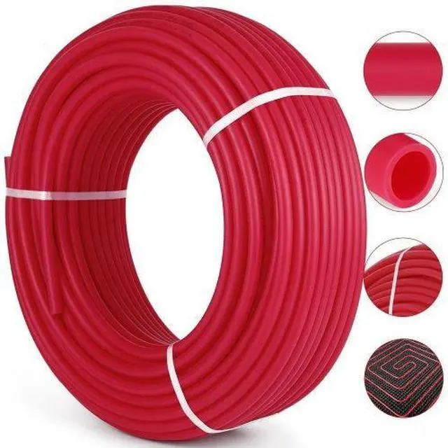 Alt view image 2 of 3 - VEVOR 3/4" x 500ft PEX Tubing Oxygen Barrier O2 EVOH Red Floor Radiant Heat