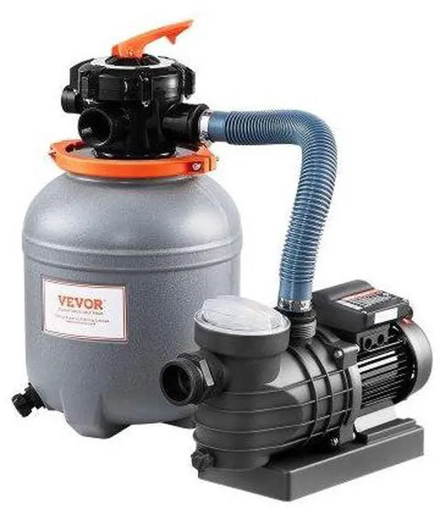 Main image of 12 in Sand Filter Pump for Above Ground Swimming Pools 1/2 HP 3000 GPH Flow Rate