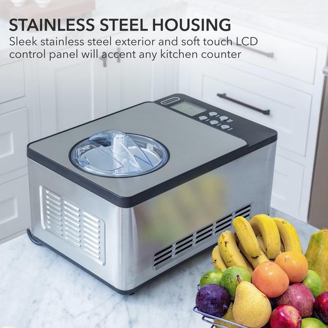Alt view image 20 of 20 - Whynter ICM-200LS - 2.1 Quart Ice Cream Maker - Stainless Steel